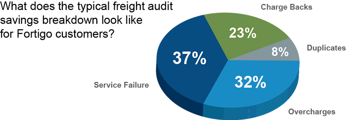 Freight Audit Savings Breakdown