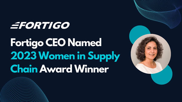 Fortigo CEO Niloufar Lamei named among the winners of the 2023 Women in Supply Chain Award